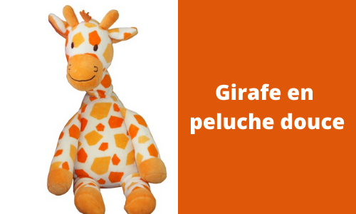 Girafe en peluche douce