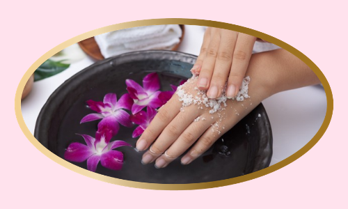 Panier-cadeau de produits de spa