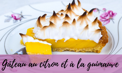 G&acirc;teau au citron et &agrave; la guimauve