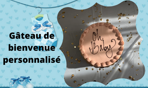 Gâteau de bienvenue personnalisé