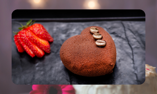 G&acirc;teau en forme de coeur