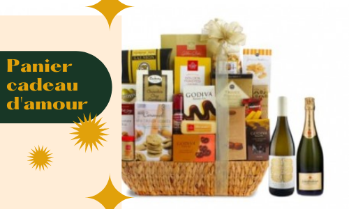 Panier cadeau d'amour