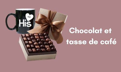 Chocolat et tasse de caf&eacute;