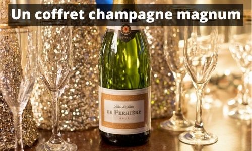 Un coffret champagne magnum