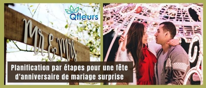 Planification par étapes pour une fête d'anniversaire de mariage surprise