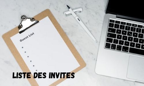 Liste des invites