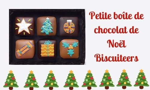 Petite bo&icirc;te de chocolat de No&euml;l Biscuiteers