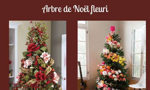 Arbre de No&euml;l fleuri