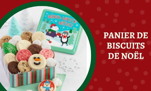 Panier de biscuits de No&euml;l