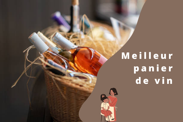 Panier &agrave; vin somptueux