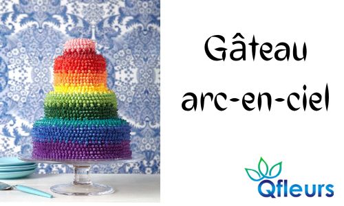 G&acirc;teau arc-en-ciel