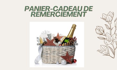  Panier-cadeau de remerciement