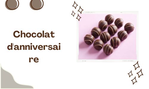 Chocolat d'anniversaire