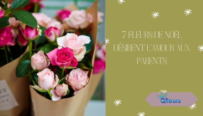 7 FLEURS DE NO&Euml;L D&Eacute;SIRENT L'AMOUR AUX PARENTS