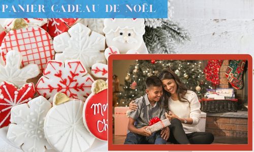 Panier cadeau de No&euml;l