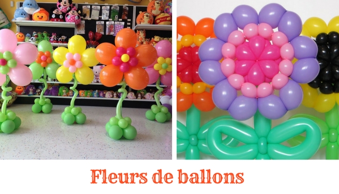 Ballons fleurs