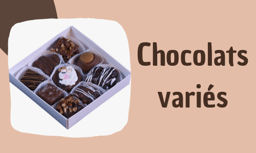 Chocolats variés