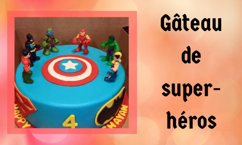 Gâteau de super-héros