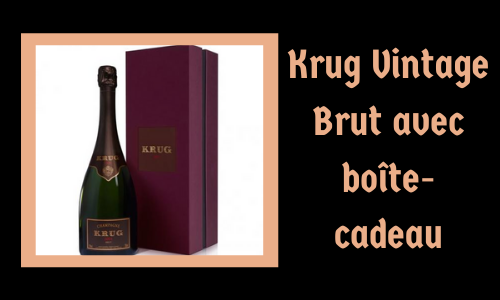 Krug Vintage Brut avec boîte-cadeau