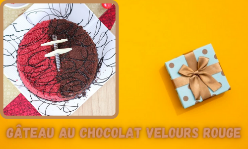 gâteau au chocolat velours rouge